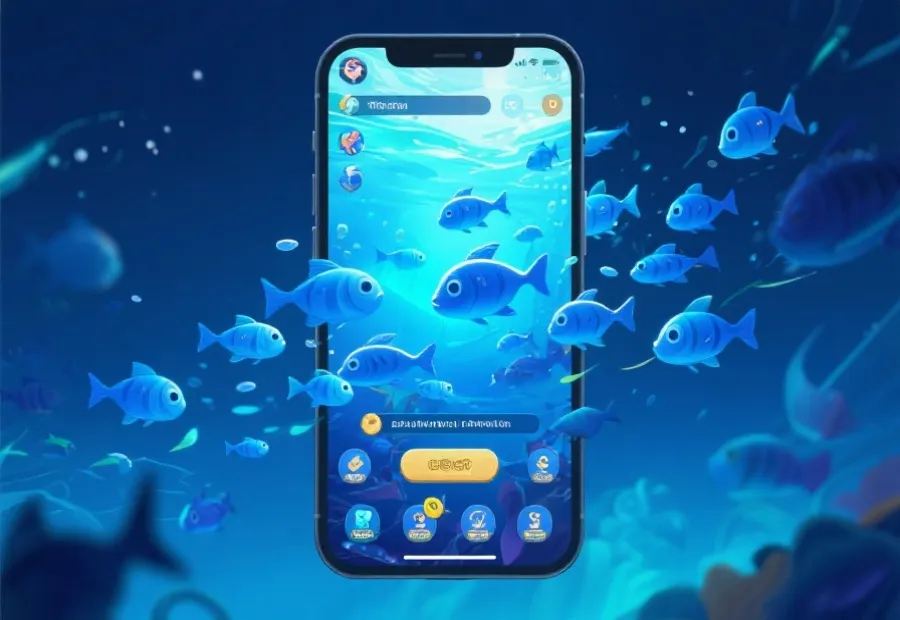 3D捕鱼场景与移动端游戏表现