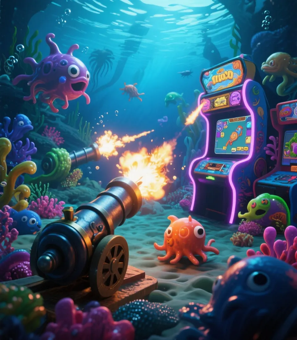 3D捕鱼游戏画面展示